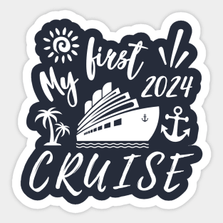 My First Cruise! Sticker